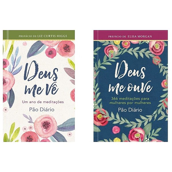 Kit Deus me Ouve + Deus Me Vê (Devocionais) - Pão Diário
