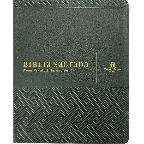 Bíblia Sagrada NVI Verde Couro - Thomas Nelson