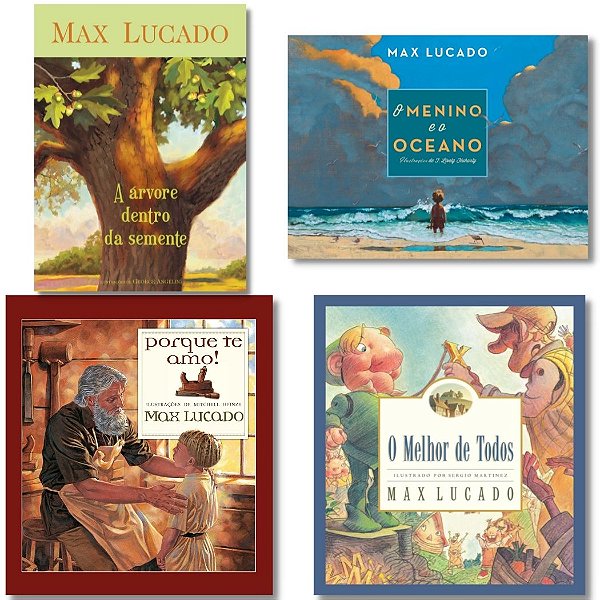Kit Max Lucado Infantil [II] - (4 livros) #Exclusivo100Cristão #20AnosDe100%