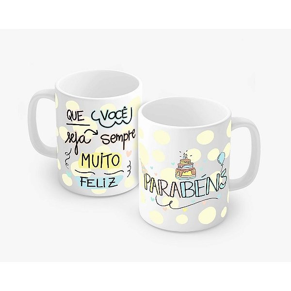 Caneca BMB - Parabéns - BMB