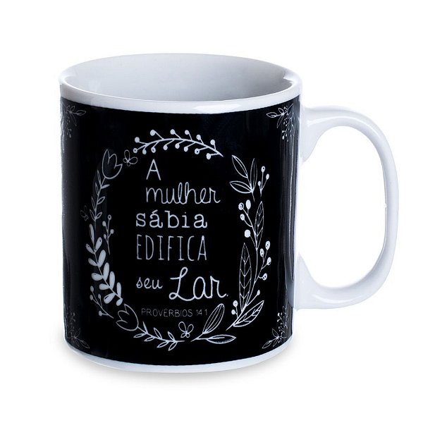 Caneca BMB - A Mulher Sábia Edifica o Lar - BMB