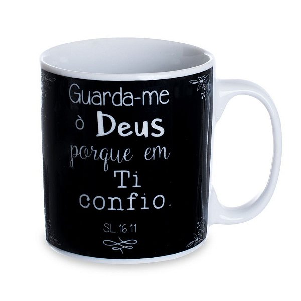 Caneca BMB Guarda - me ó Deus - BMB