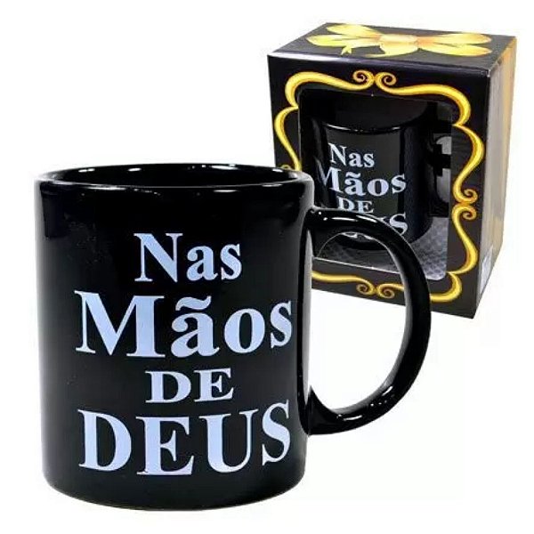 Caneca BMB - Nas Mãos de Deus - BMB