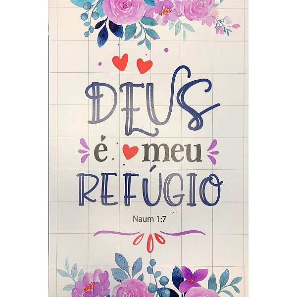 Quadro MDF Grande - Deus é Meu Refúgio