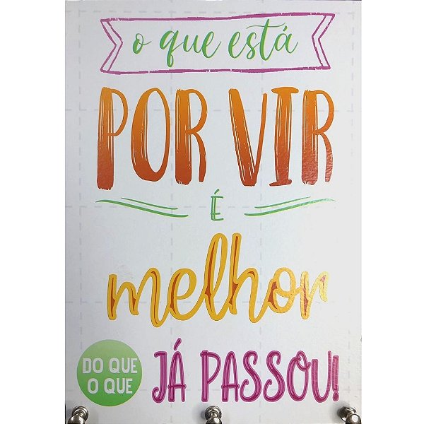 Porta Chave MDF 15x21 - O que Está Por Vir