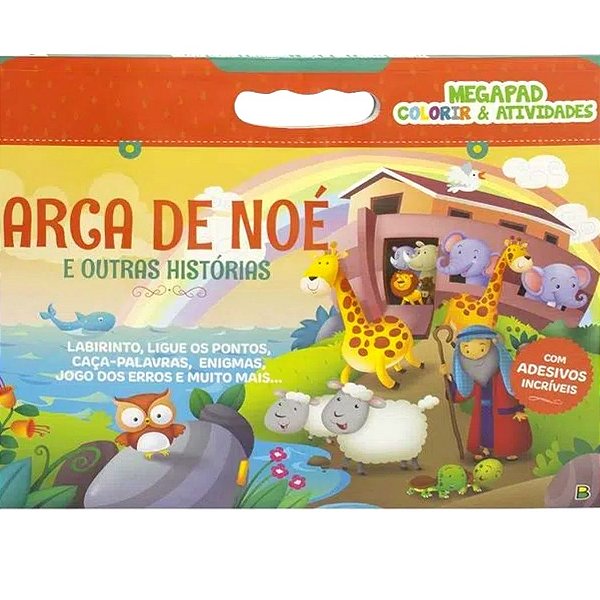 MegaPad Colorir e Atividades - Arca de Noé - BrasiLeitura