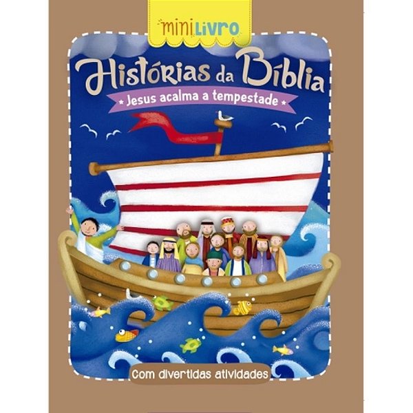 Mini Livro - Jesus Acalma a Tempestade - Ciranda Cultural