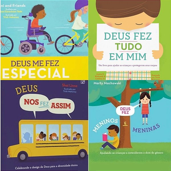 Coleção Deus me Fez, Editora Fiel - (4 Livros) #20AnosDe100%