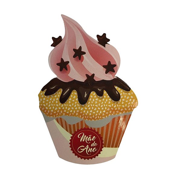 Cartão Mãe - Cupcake Estrela