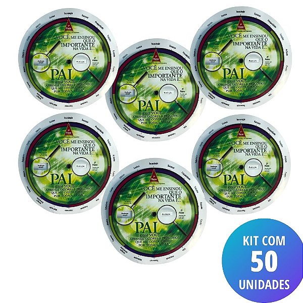 Kit 50 Unidades Cartão Pai - Verde