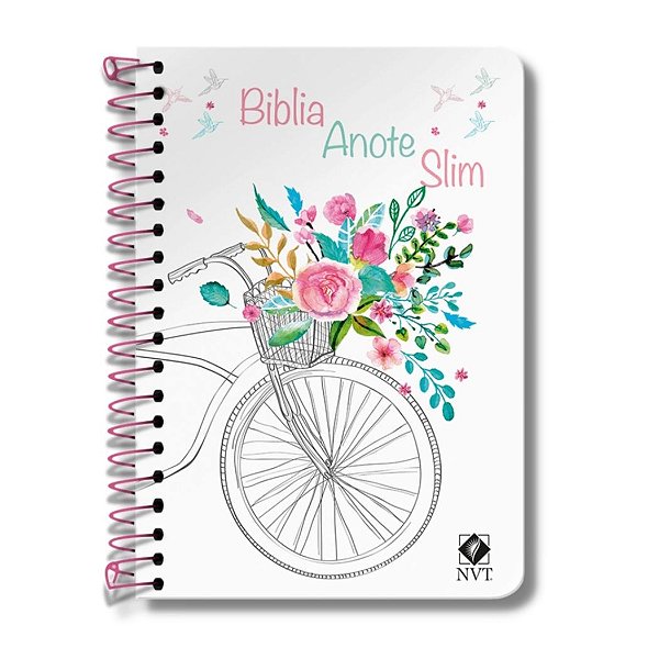 Bíblia Anote Slim - NVT - Espiral - Bike