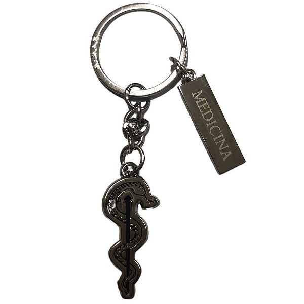 Chaveiro Metal Medicina - Personalizado com Nome