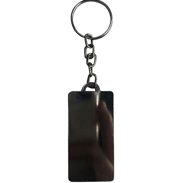 Chaveiro Metal Retangular Grande - Personalizado