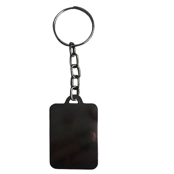 Chaveiro Metal Retangular Pequeno - Personalizado