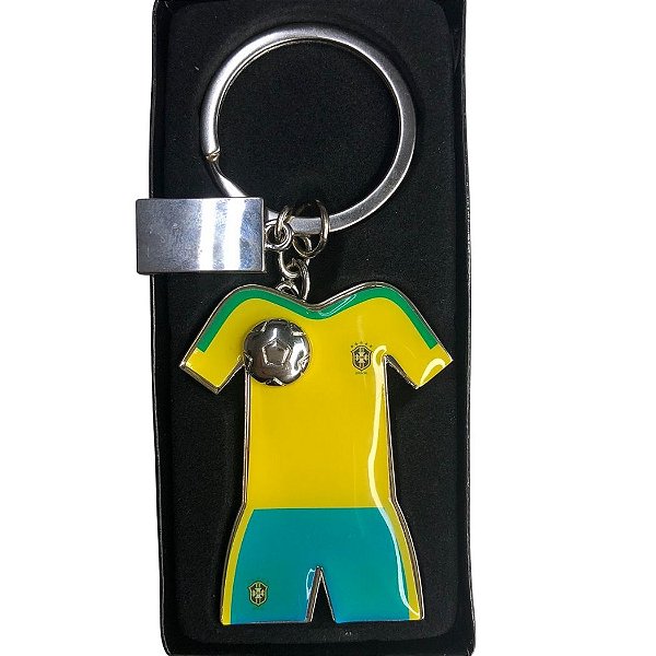 Chaveiro Metal Camiseta Amarela - Personalizado