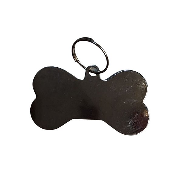 Placa de Identificação Pet Osso Pequeno - Personalizado