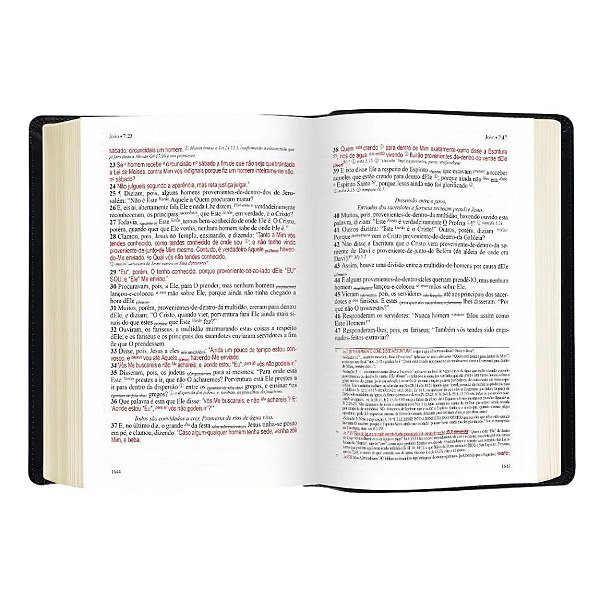 Bíblia de Estudo LTT - Literal do Texto Tradicional - Preta