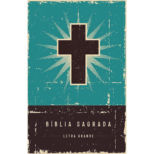 Bíblia NVI Letra Grande Retro Turquesa - Capa Dura