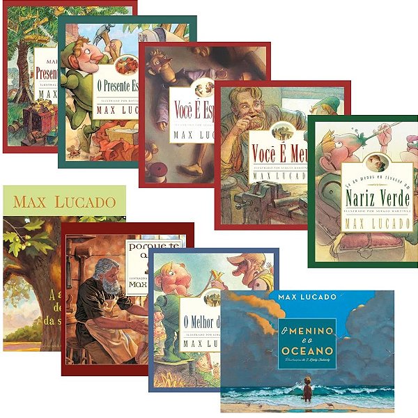 Kit Max Lucado Infantil - (9 Livros) #Exclusivo100Cristão #20AnosDe100%