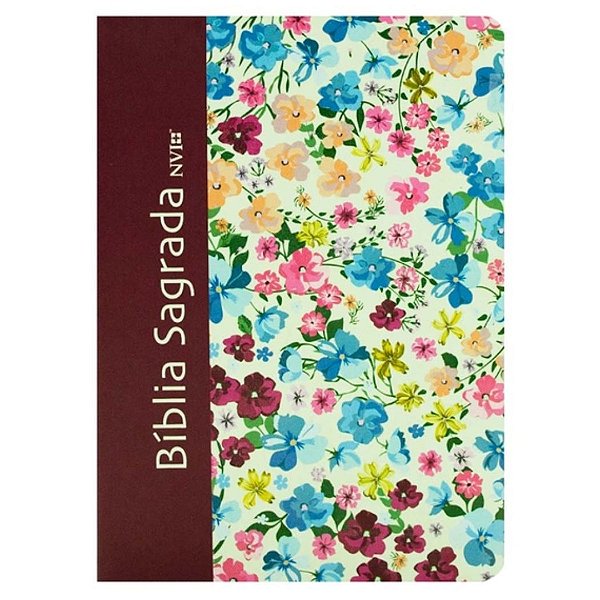 Bíblia NVI Slim - Compacta Floral