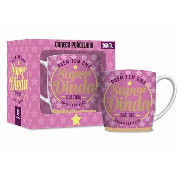 Caneca de Porcelana - Super Dinda