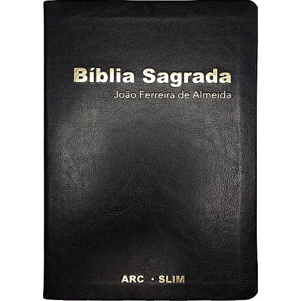 Bíblia RC Slim Extra - Luxo Preta