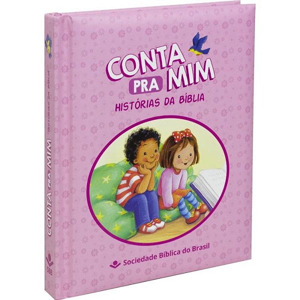 Conta pra Mim Histórias da Bíblia - Capa Rosa - Capa Almofadada - SBB