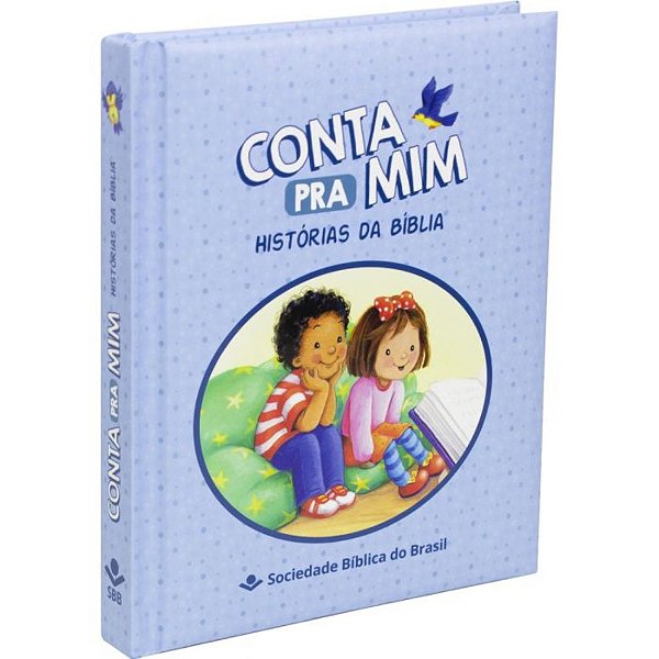 Conta pra Mim Histórias da Bíblia - Capa Azul - Capa Almofadada - SBB