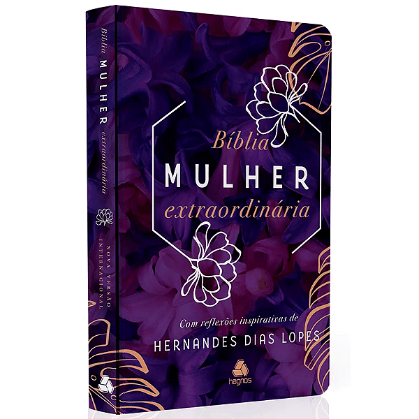 Bíblia Mulher Extraordinária NVI, Buquê Lilás - Capa Dura