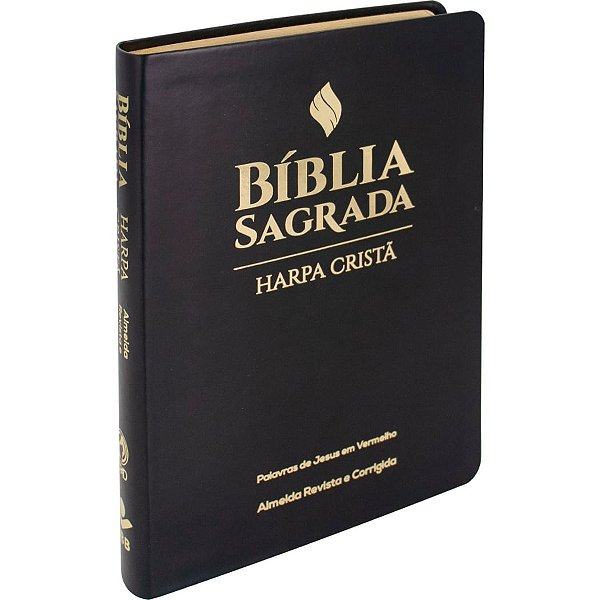 Bíblia RC com Harpa Cristã - Letra Grande - Luxo - Preta