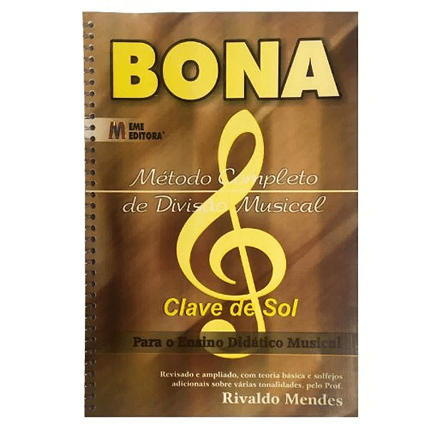 Bona - Método Completo de Divisão Musical - Clave de Sol - EME