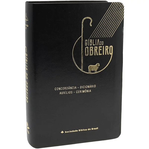 Bíblia do Obreiro RC - Preta Trabalhada - SBB