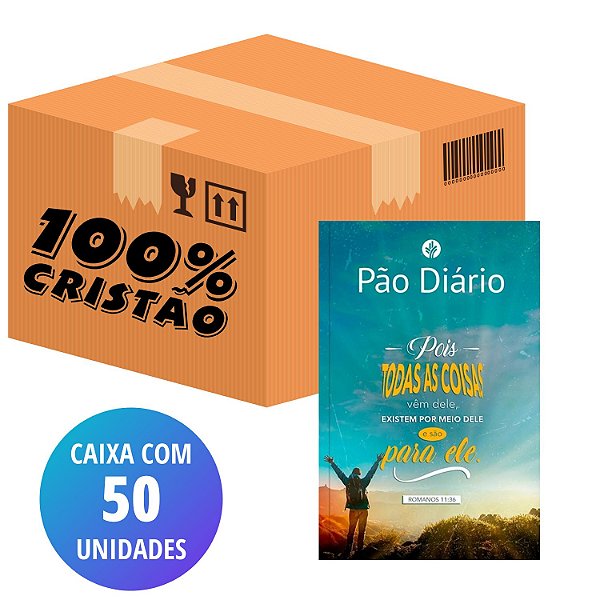 Caixa Pão Diário - Volume 27 - Edição 2024 - Capa Todas as Coisas - (50 Unidades)