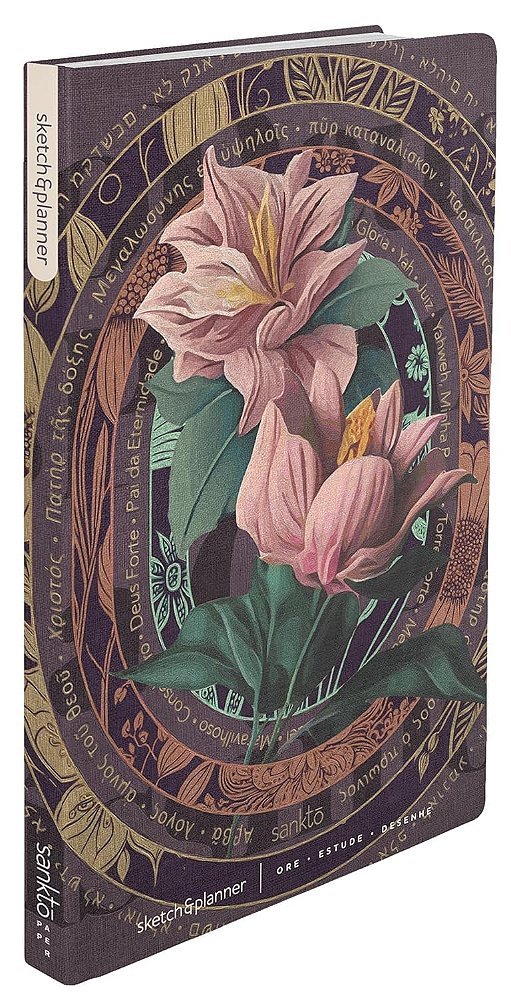 Sketch & Planner - Nomes de Deus Floral - Sankto