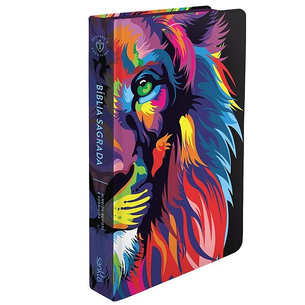 Bíblia RC - Com Harpa - Lion Colors - Capa Dura - Sankto