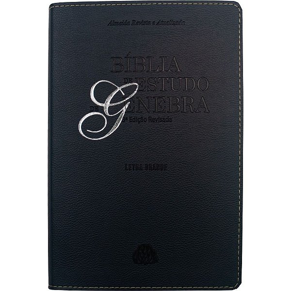 Bíblia de Estudo Genebra RA, Letra Grande - Azul - SBB