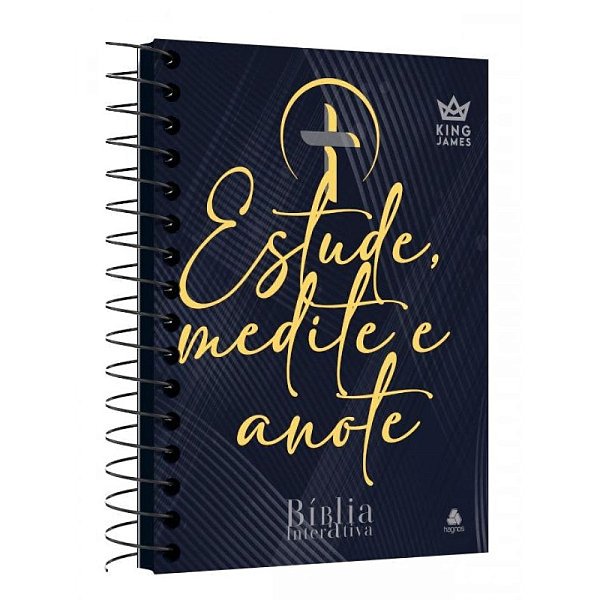 Bíblia Interativa - Estude, Medite e Anote - Espiral - King James - Tradição - Hagnos
