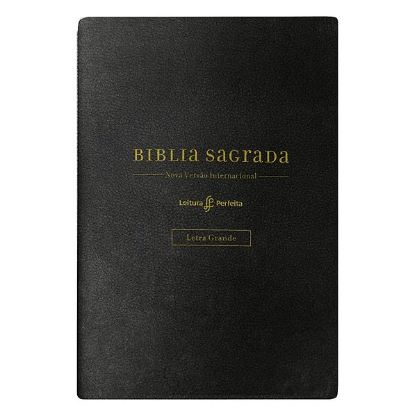 Bíblia Leitura Perfeita NVI, Letra Grande - C/ Espaço Para Anotações - Preta - Thomas Nelson