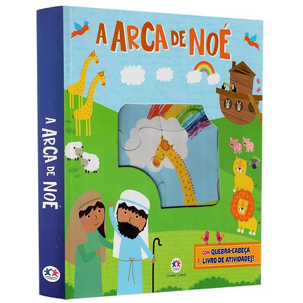 A Arca de Noé, Livro de Atividades com Quebra-Cabeça - Ciranda Cultural