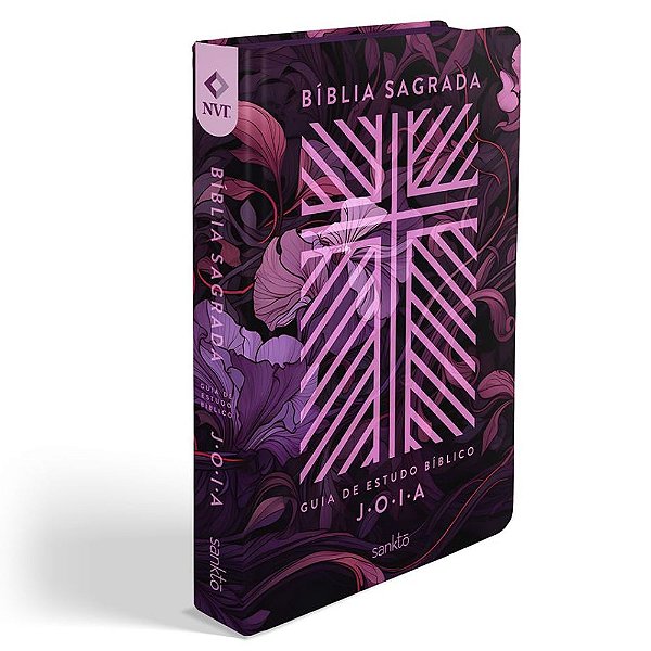 Bíblia NVT J.O.I.A - Capa Dura Floral - Sankto