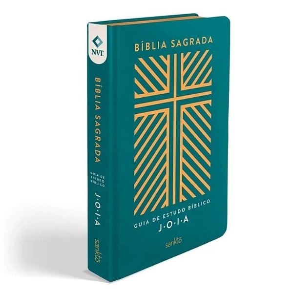 Bíblia NVT J.O.I.A - Capa Dura Verde - Sankto