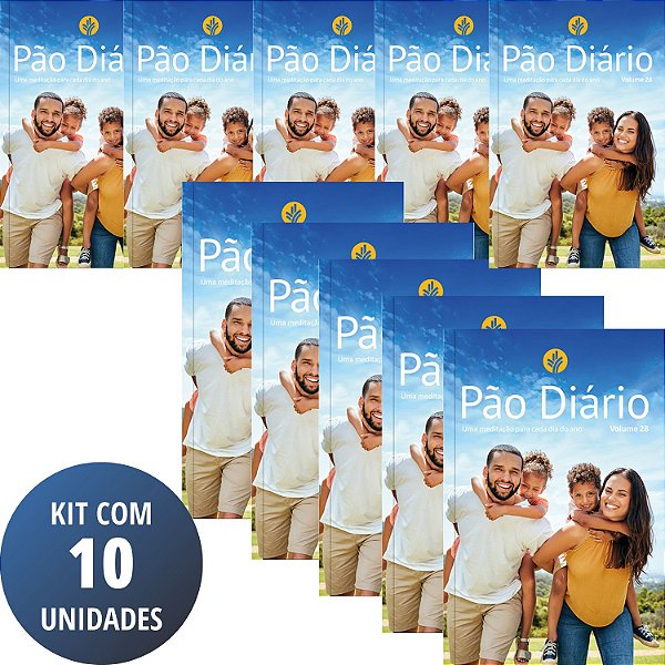 Kit 10 UN Pão Diário - Família - Volume 28 - Edição 2025