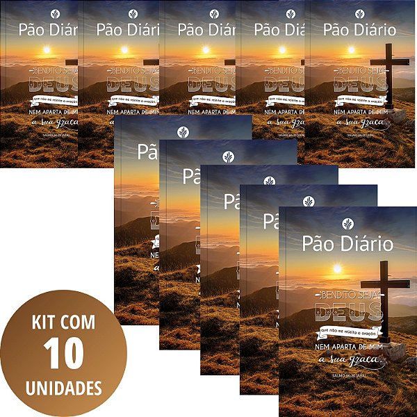 Kit 10 UN Pão Diário - Graça - Volume 28 - Edição 2025