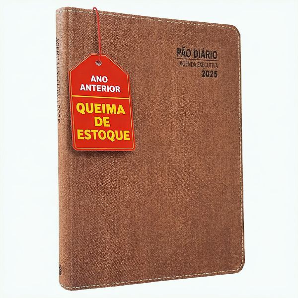 Agenda Executiva 2025 - Marrom - Pão Diário