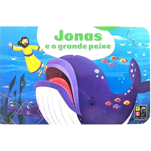 Mini Quebra-Cabeça - Jonas e o Grande Peixe - Pé da Letra