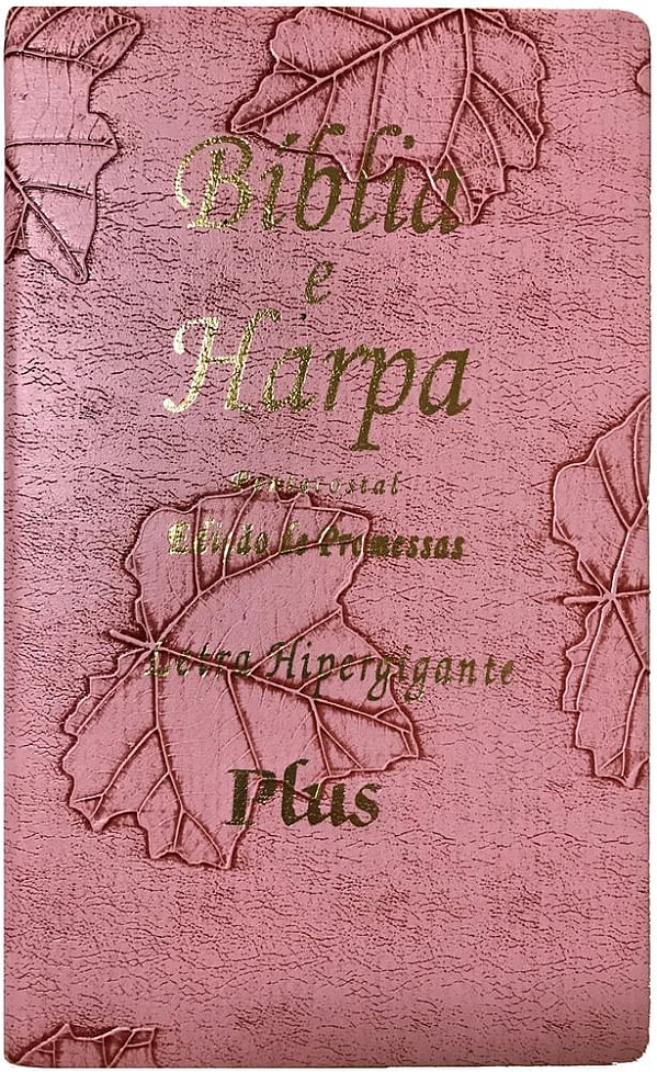 Bíblia e Harpa Pentecostal Letra HiperGigante Plus