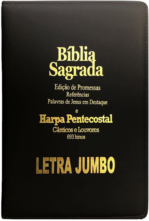 Bíblia Edição de Promessas Letra Jumbo Com Zíper