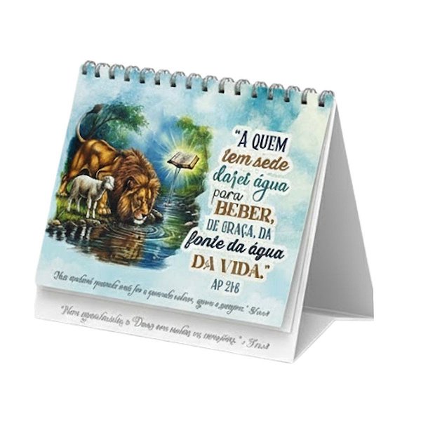 Calendário de Mesa 2026 - 13 Folhas - Central Betel