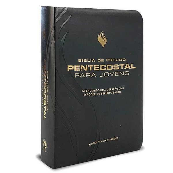 Bíblia de Estudo Pentecostal Para Jovens RC - Luxo Preta - CPAD