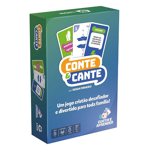 Jogo de Cartas - Conte e Cante - Lion #20AnosDe100%